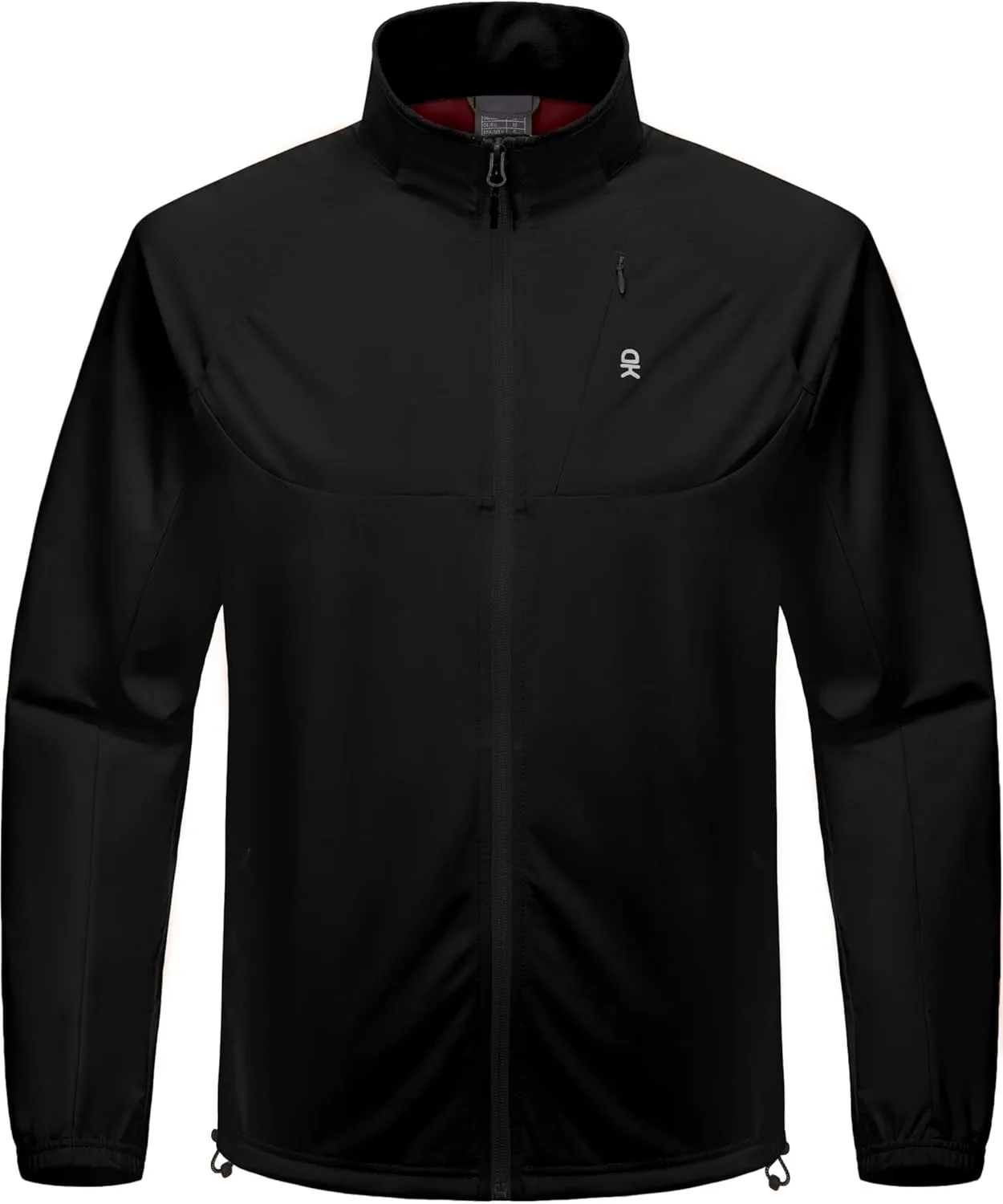 Little Donkey Andy Men's Lightweight Hooded Softshell Jacket for Running Travel Hiking, Windproof Outerwear, Water Repellent