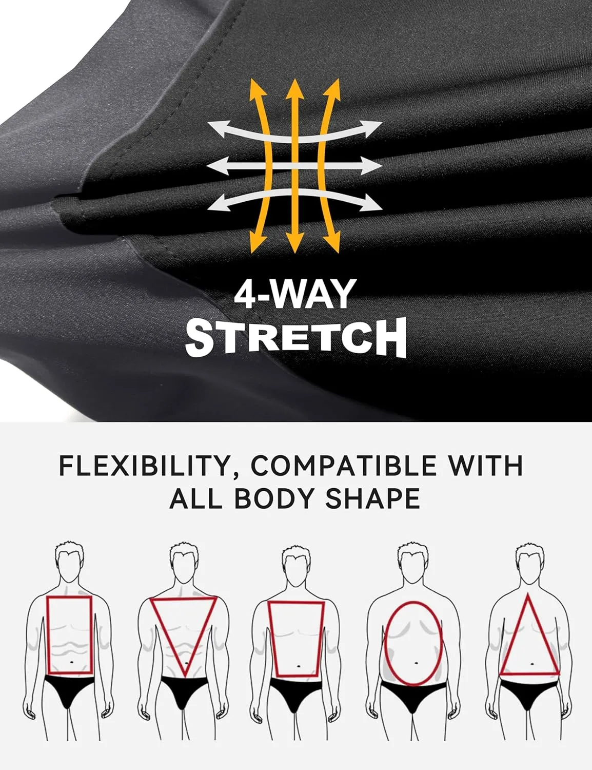 Little Donkey Andy Men's Lightweight Softshell Vest, Windproof Sleeveless Jacket for Running, Hiking, Cycling, Golf