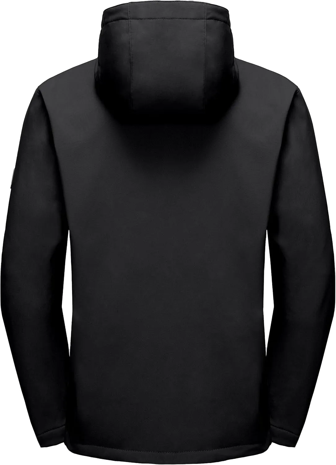 Little Donkey Andy Men’s Softshell Jacket with Removable Hood, Fleece Lined