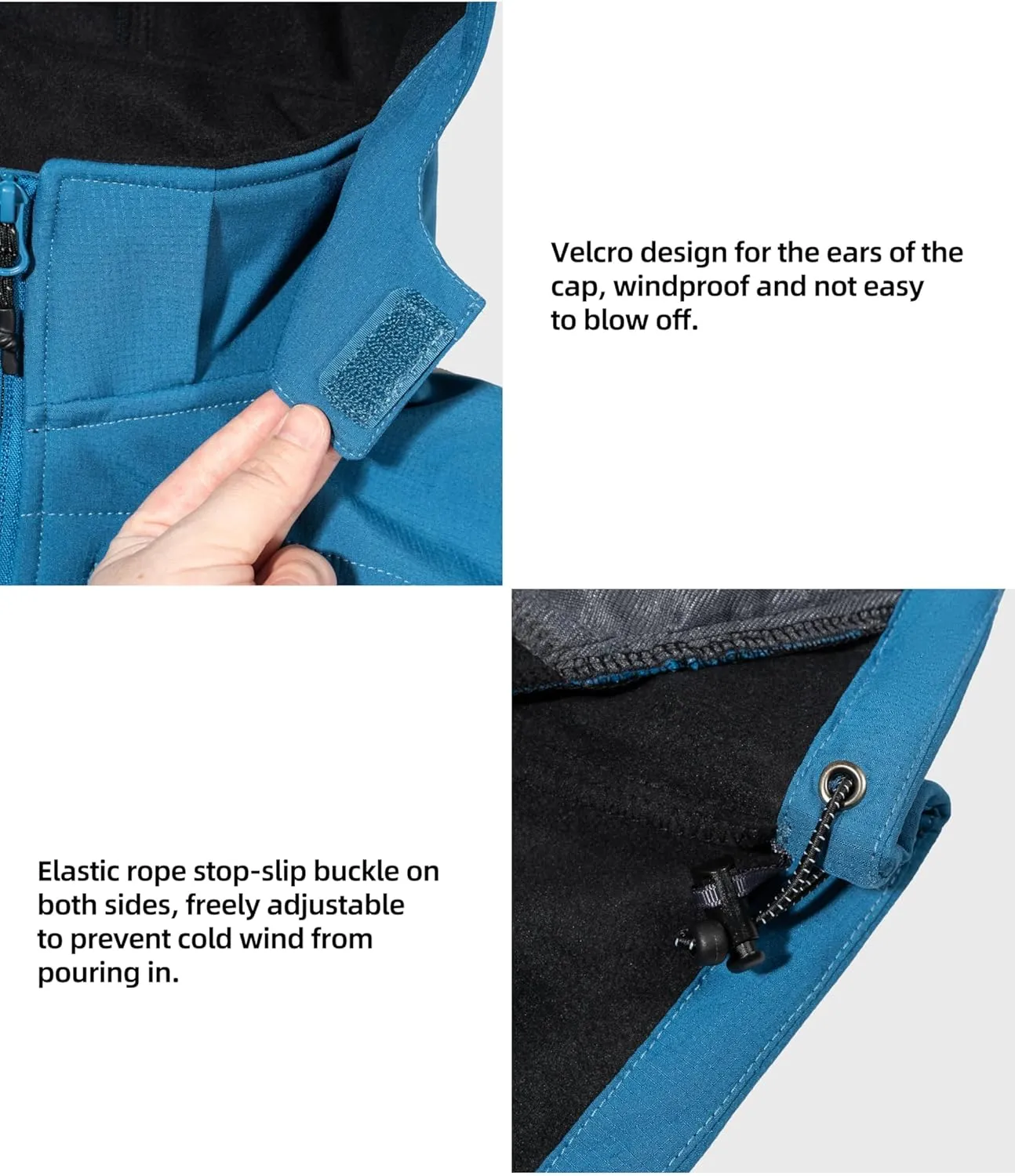 Little Donkey Andy Women’s Softshell Jacket, Ski Snowboarding Jacket with Removable Hood, Fleece Lined