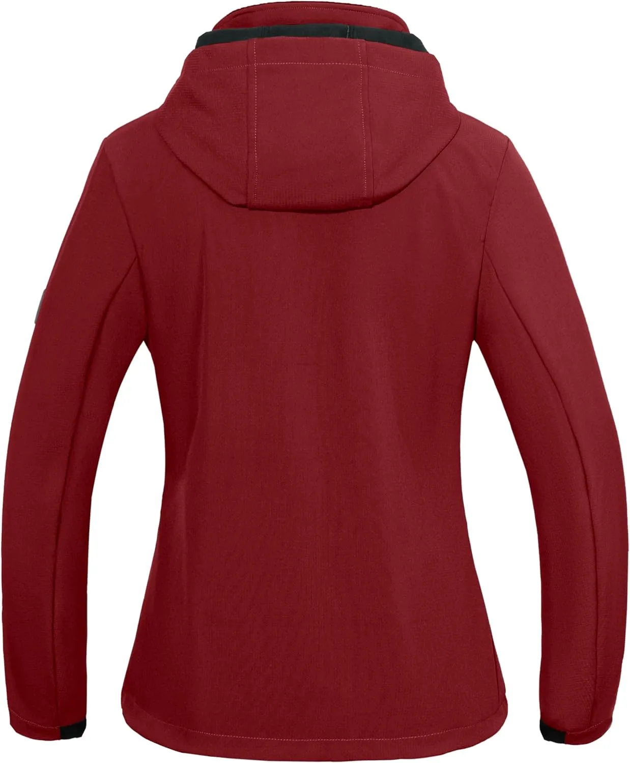Little Donkey Andy Women’s Softshell Jacket, Ski Snowboarding Jacket with Removable Hood, Fleece Lined