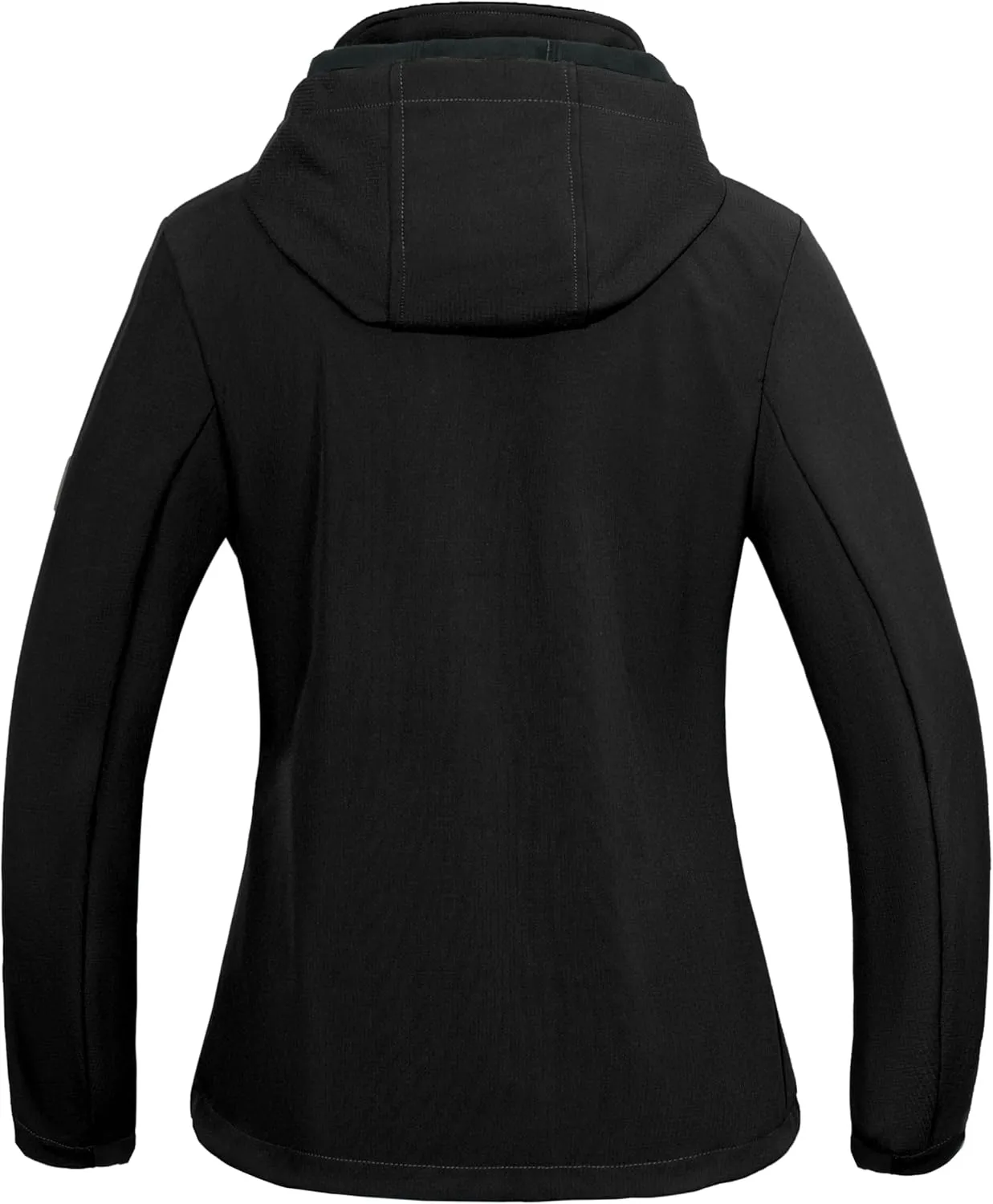 Little Donkey Andy Women’s Softshell Jacket, Ski Snowboarding Jacket with Removable Hood, Fleece Lined