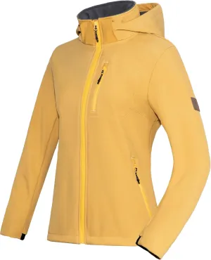 Little Donkey Andy Women’s Softshell Jacket, Ski Snowboarding Jacket with Removable Hood, Fleece Lined