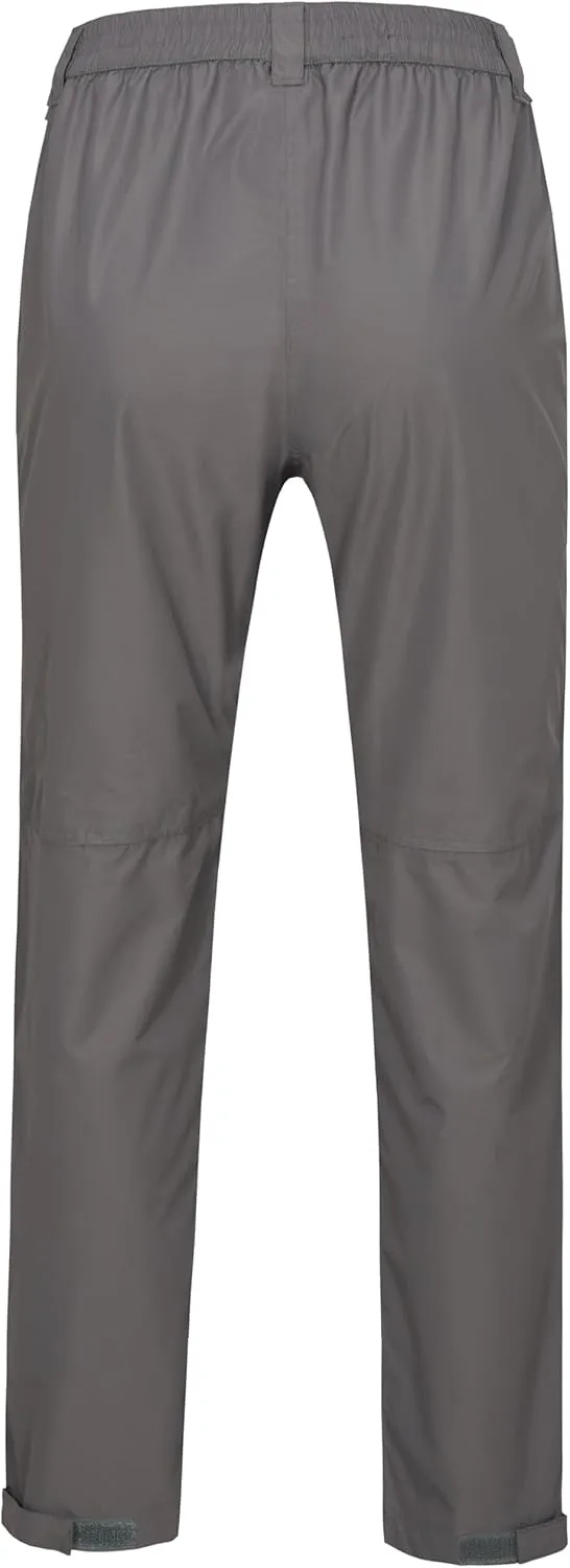 Little Donkey Andy Women's Waterproof Rain Over Pants Hiking Breathable Lightweight Rainproof Pants