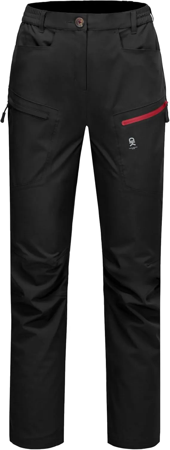 Little Donkey Andy Women's Waterproof Rain Pants Lightweight Breathable Rainproof Pants for Outdoor Hiking Golf
