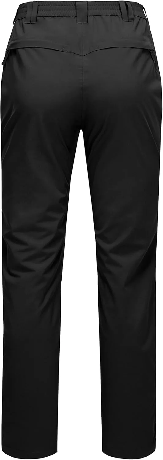 Little Donkey Andy Women's Waterproof Rain Pants Lightweight Breathable Rainproof Pants for Outdoor Hiking Golf