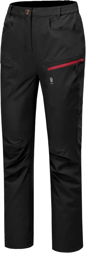Little Donkey Andy Women's Waterproof Rain Pants Lightweight Breathable Rainproof Pants for Outdoor Hiking Golf