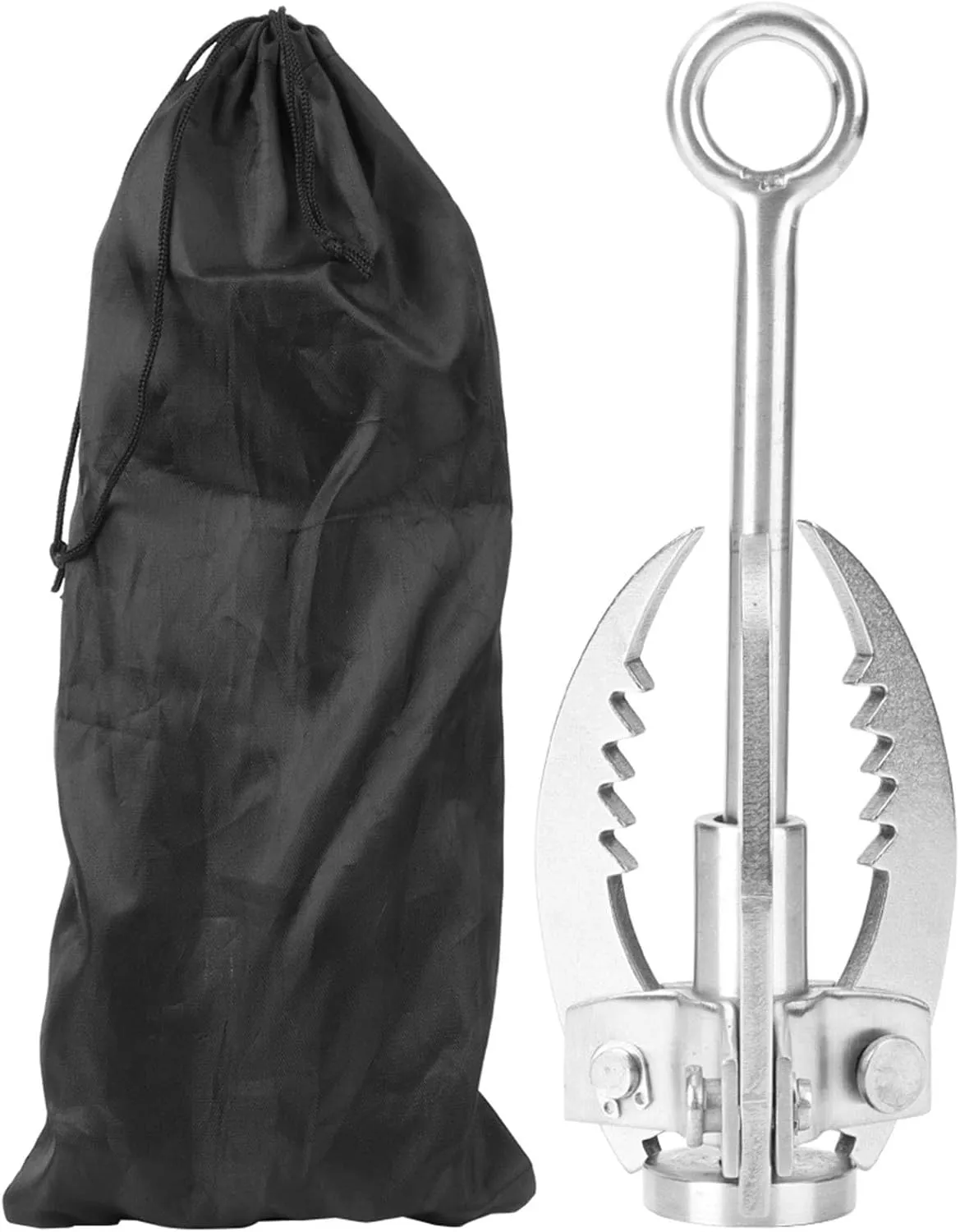 Load Bearing Grappling Hook, Folding Grappling Hook for Outdoor Survival, Outdoor a dventure Tool and Wilderness Survival Accessory