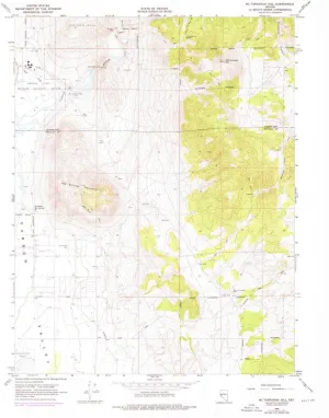 McTarnahan Hill NV topo map, 1:24000 Scale, 7.5 X 7.5 Minute, Historical, 1968, Updated 1976, 26.9 x 22 in