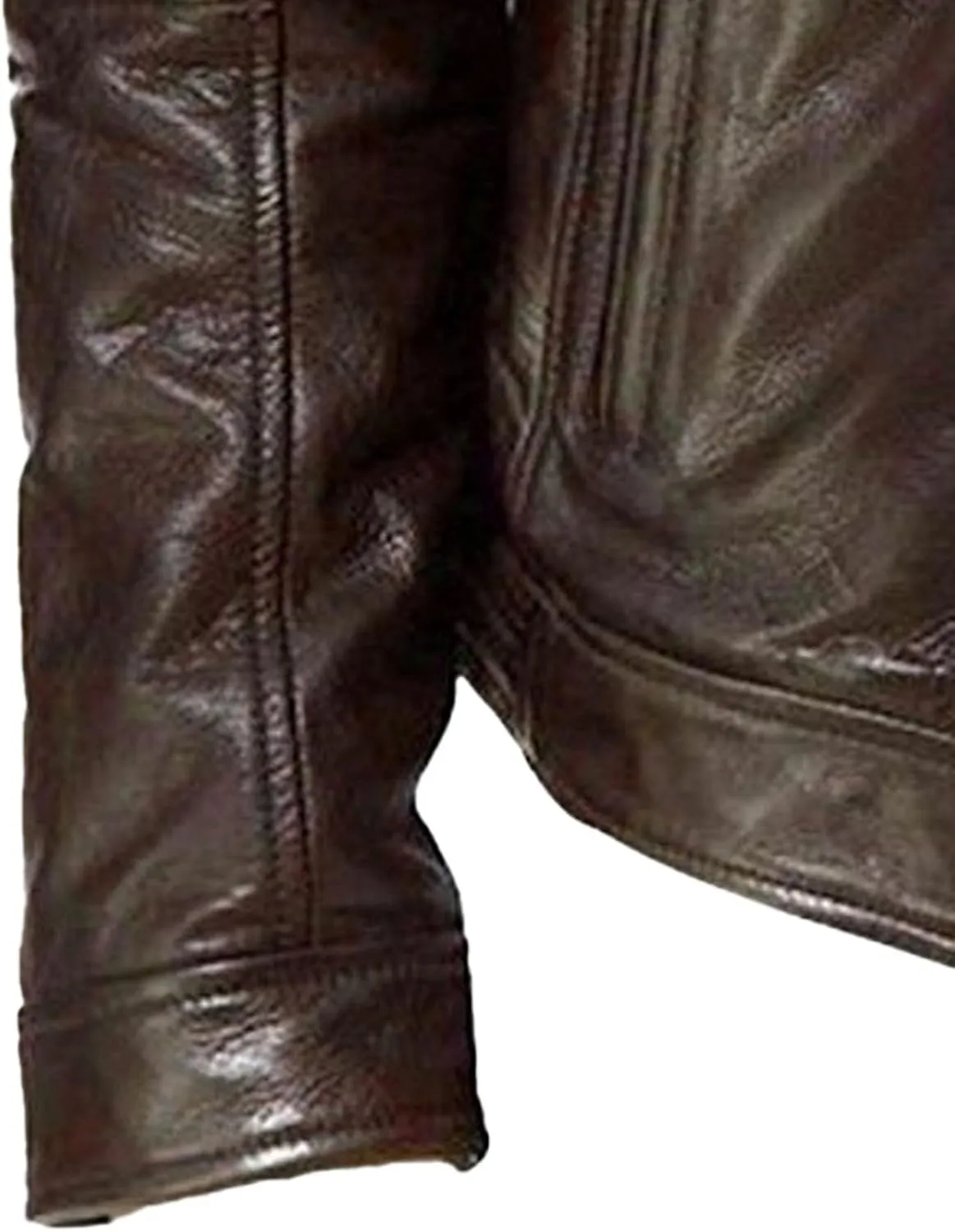Men Faux Leather Zip Up Jacket Stand Collar Leather Motorcycle Jacket Lightweight Bomber Outwear PU Coat