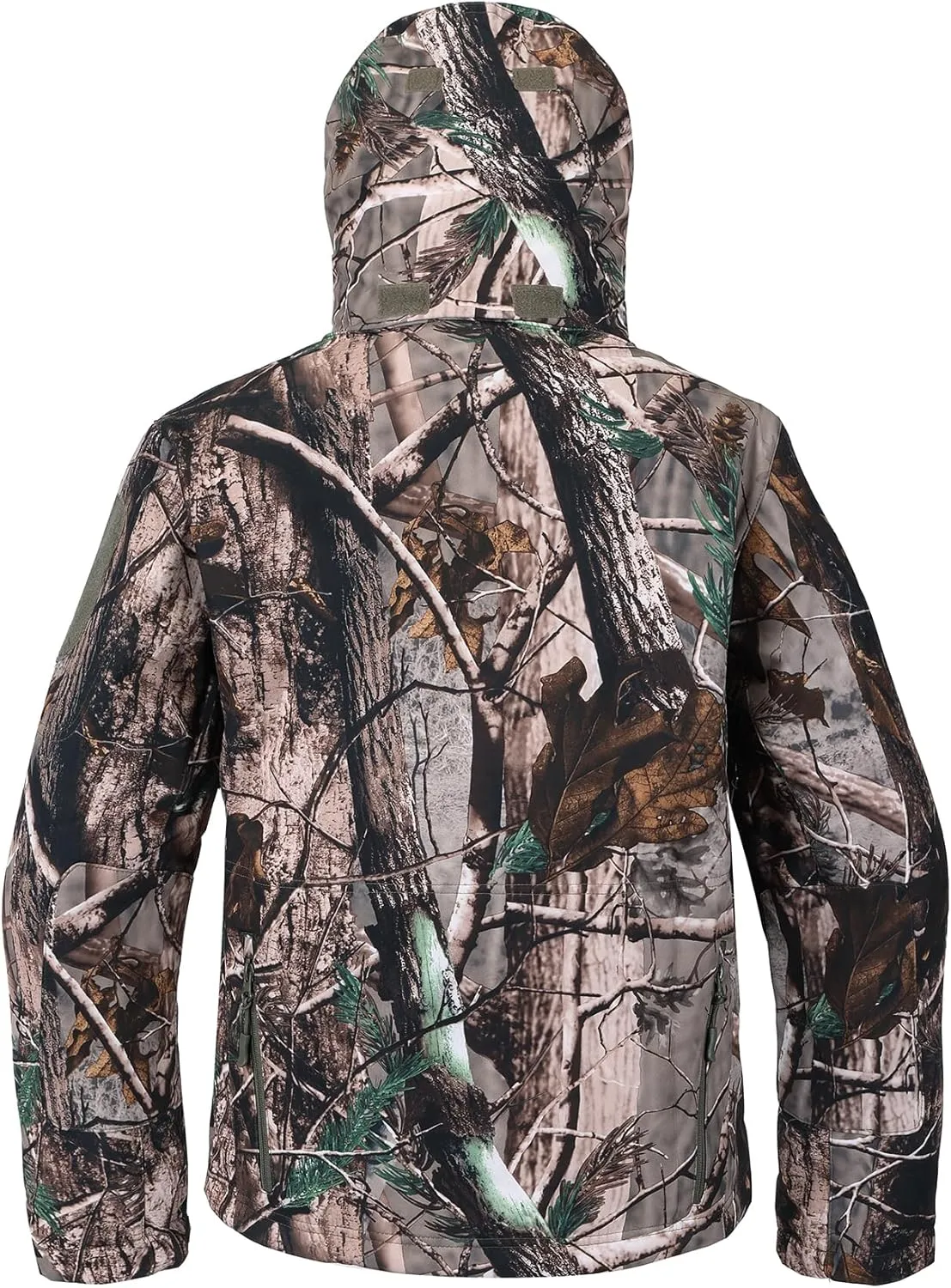 Men's Softshell Jacket Fleece Windproof Waterproof Thermal Tactical Coat Outdoor Jacket Hiking Camping