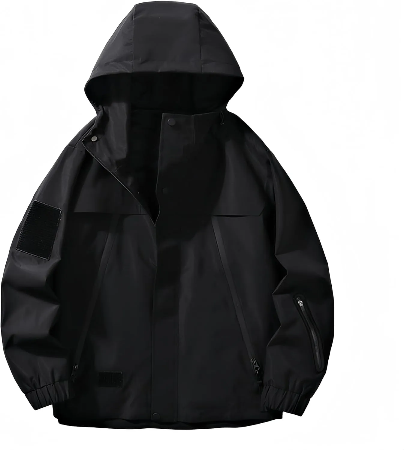 Men'S Waterproof And Windproof Jacket For Outdoor Activities Fishing Hiking Mountaineering Hooded Jacket.