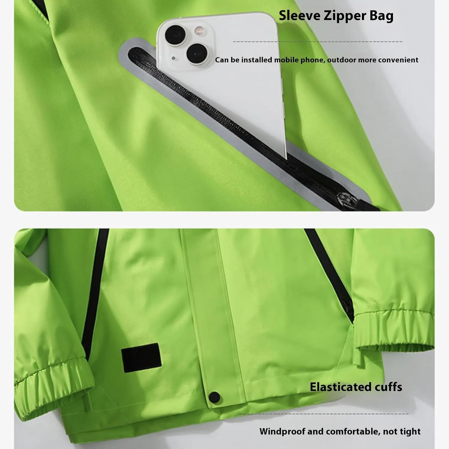 Men'S Waterproof And Windproof Jacket For Outdoor Activities Fishing Hiking Mountaineering Hooded Jacket.