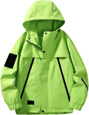Men'S Waterproof And Windproof Jacket For Outdoor Activities Fishing Hiking Mountaineering Hooded Jacket.