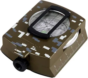 Metal Glass Compass for Survival, Hiking & Outdoor Activities, Waterproof, Fluorescent Dial, Compact & Shockproof