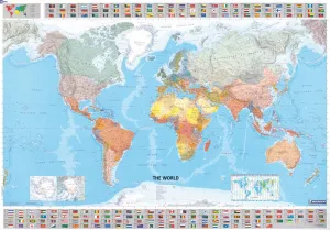 Michelin Map The World 13701 (Laminated, Rolled) (Maps/Wall (Michelin)) Map – November 1, 2017
