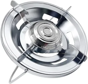 Milisten Outdoor Camping Gas Burner Stove Portable Windproof Cooking Stove for Tea Brewing Hiking and Picnics Durable Design Lightweight Easy to Carry