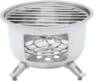 Mini Bbq Grill Portable Weatherproof for Camping Hiking and Bonfire Gatherings