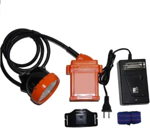 Mining Light,Mining Headlamp, 5000MAH LED Lithium Battery Miner's Lamp Head Mounted Rechargeable Miner's Lamp Easy to Carry Suitable