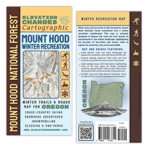 Mount Hood National Forest Winter Recreation Field Map