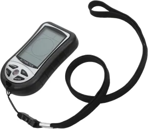 Mountaineering Essential Compact Digital Compass Barometer GPS Portable for Black
