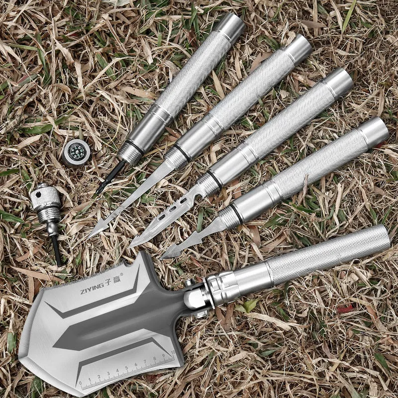 Multi-Functional Camping Shovel for Outdoor Adventure - Compact, Portable Armory Tool