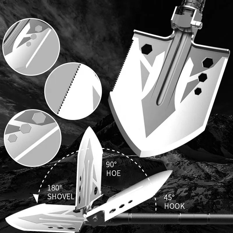 Multifunctional Tool Set Camping Hiking Survival Shovel Axe Knife