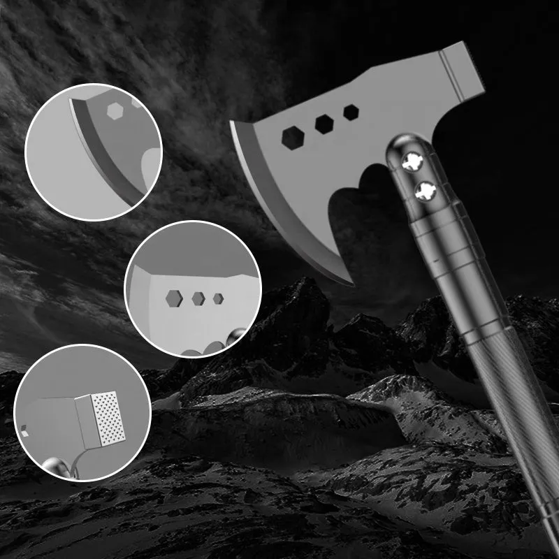Multifunctional Tool Set Camping Hiking Survival Shovel Axe Knife