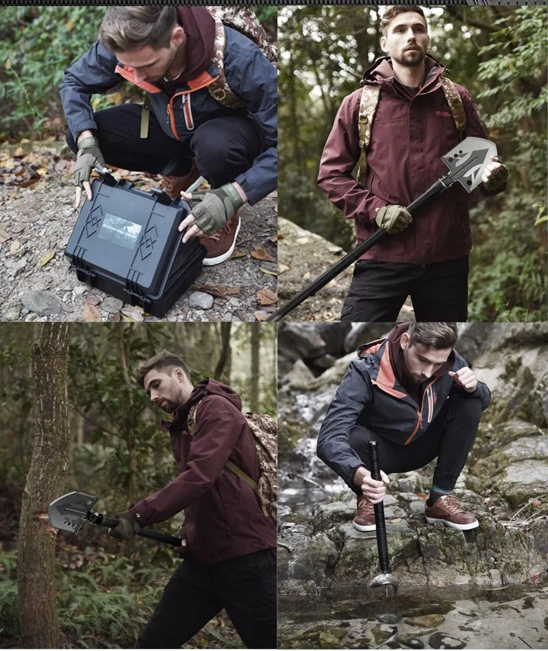Multifunctional Tool Set Camping Hiking Survival Shovel Axe Knife