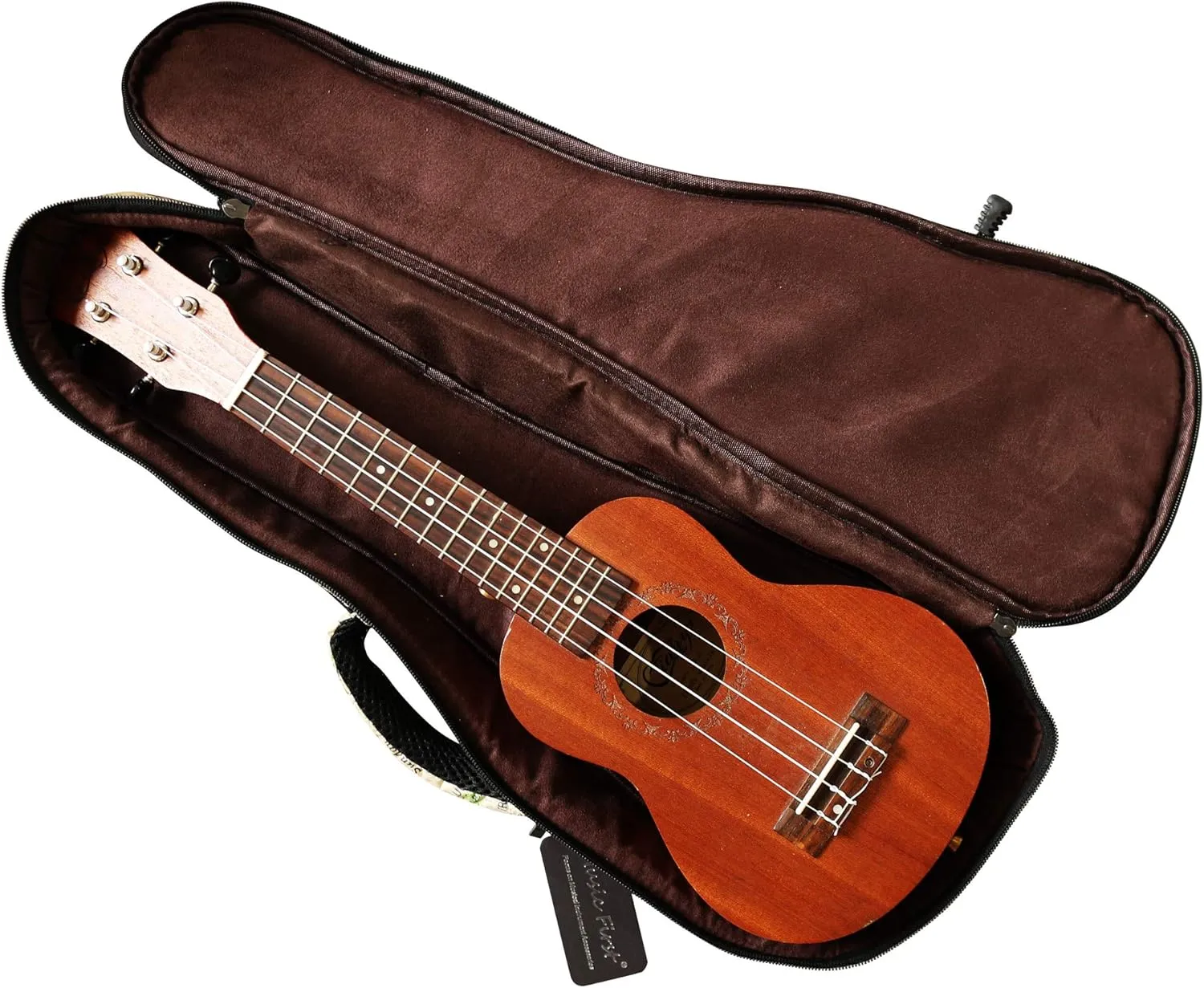 MUSIC FIRST Original Design "Ancient Map" Waterproof ukulele case ukulele bag ukulele cover, New Arrial (Fit for 23~24 inch Concert Ukulele)