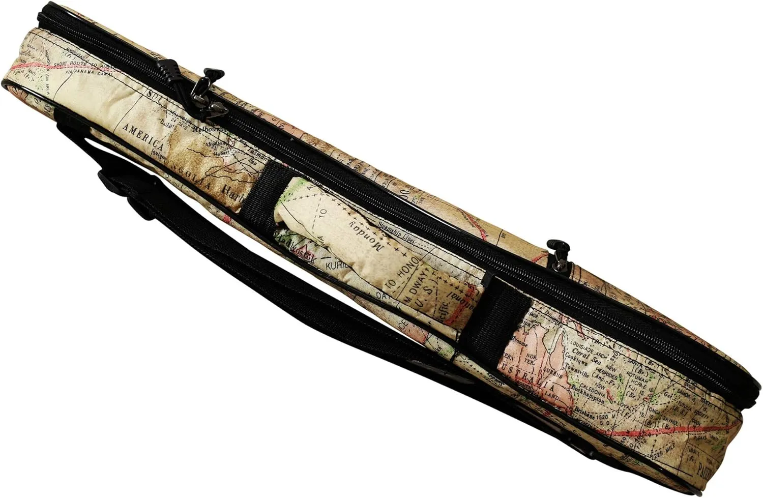 MUSIC FIRST Original Design "Ancient Map" Waterproof ukulele case ukulele bag ukulele cover, New Arrial (Fit for 23~24 inch Concert Ukulele)