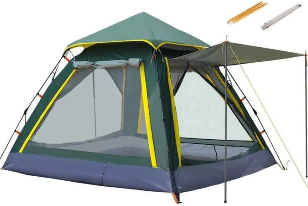 NIEH Cabin Tent with Instant Setup | Cabin Tent for Camping Sets Up in 60 Seconds