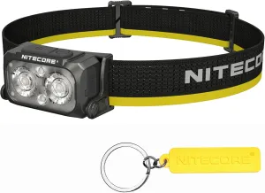 Nitecore NU25 MCT 400 Lumen Ultra Lightweight Multiple Color Temperatures Outdoor Headlamp USB-C Rechargeable Headlight Tag (Normal Headband)