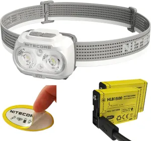Nitecore UT27 Pro 800 Lumen Running Headlamp, White, USB-C Rechargeable, Lightweight Perfect for Ultra-Trail, Hiking with White, Warm, and Red Light Sticker