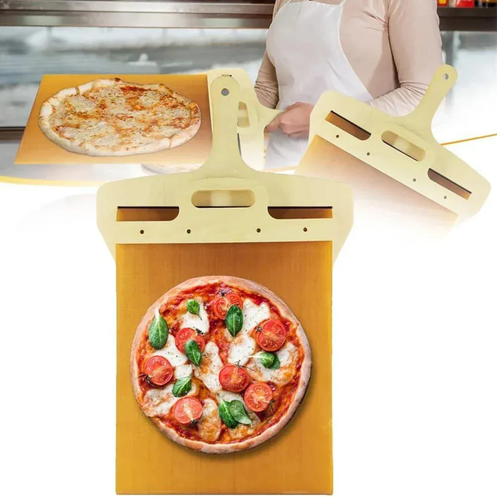 Non-Stick Pizza Shovel - Sliding Kitchen Gadget for Smooth Cutting & Transfer