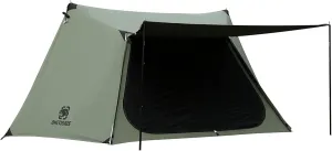OneTigris Solo Homestead TC Canvas Hot Tent with Stove Jack, Fire-Retardant Wind-Proof Durable, 2 Person 4 Season Bushcraft Shelter Tent for Family Camping Hunting Fishing Motorcycling