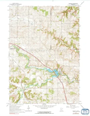 Oronoco MN topo map, 1:24000 Scale, 7.5 X 7.5 Minute, Historical, 1965, Updated 1991, 27.23 x 21.53 in
