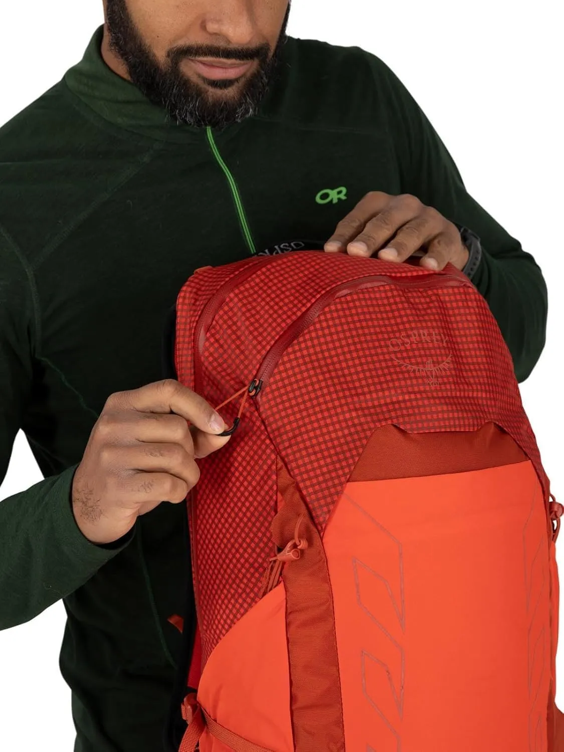 Osprey Talon Pro 20L Men's Hiking Backpack with Hipbelt, Silver Lining