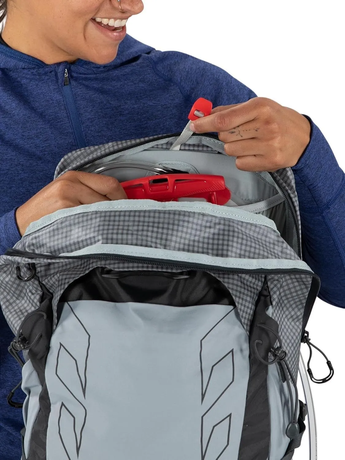 Osprey Tempest Pro 20L Women's Hiking Backpack with Hipbelt, Silver Lining