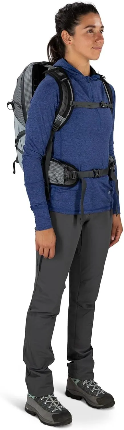 Osprey Tempest Pro 20L Women's Hiking Backpack with Hipbelt, Silver Lining