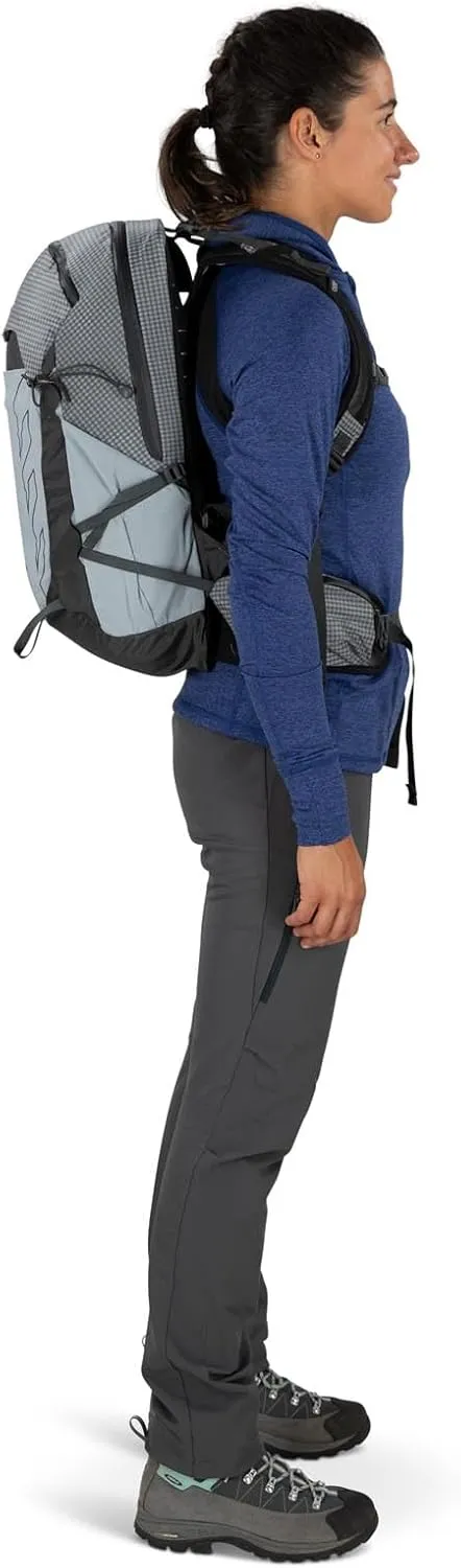 Osprey Tempest Pro 20L Women's Hiking Backpack with Hipbelt, Silver Lining