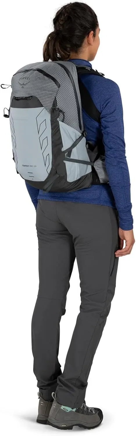 Osprey Tempest Pro 20L Women's Hiking Backpack with Hipbelt, Silver Lining