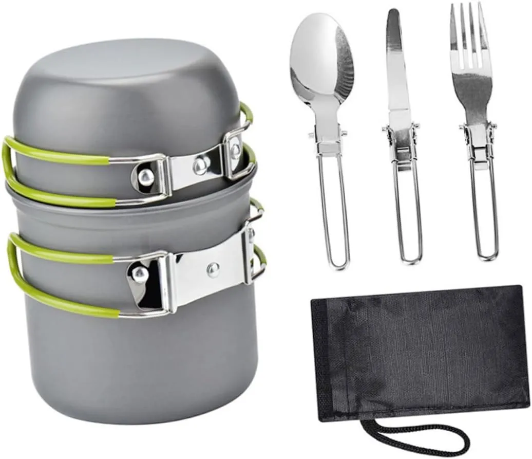 Outdoor Alcohol Stove Portable Camping Skillet Camp Cooking Set Mini Outdoor Stove Kit