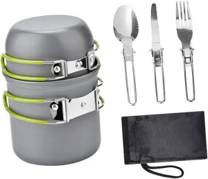 Outdoor Alcohol Stove Portable Camping Skillet Camp Cooking Set Mini Outdoor Stove Kit