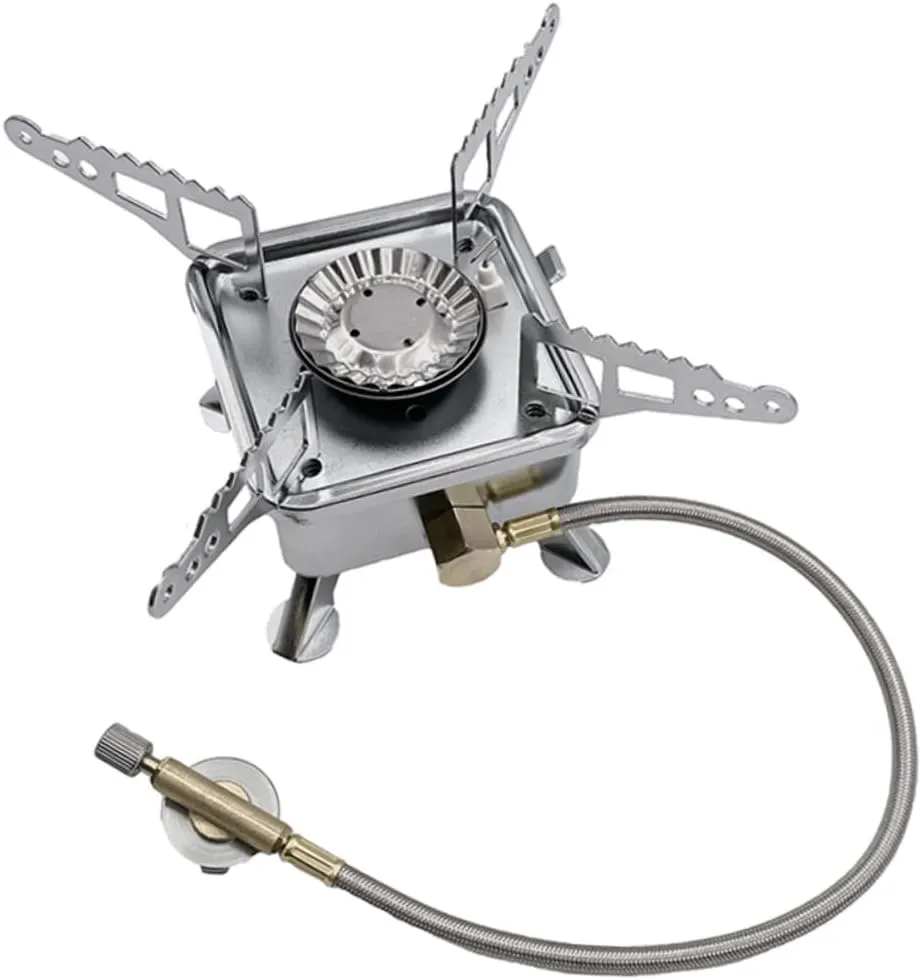 Outdoor Cassette Stove Compact Gas Cooker Portable Picnic Stove Stainless Steel Cooking Head