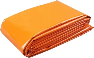 Outdoor Emergency Thermal Blanket Set of 4 Pe Rescue Blankets for Hiking Climbing and Safety