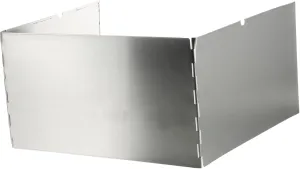Outdoor Folding Windscreen for Gas Stove Windscreen for Outdoor Stove Protection Made of Sturdy Steel