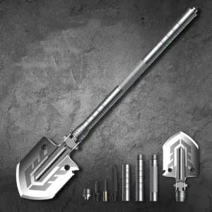 Outdoor Grade With Military Multi-Functional Streamlined Service-focused Reliability Shovel