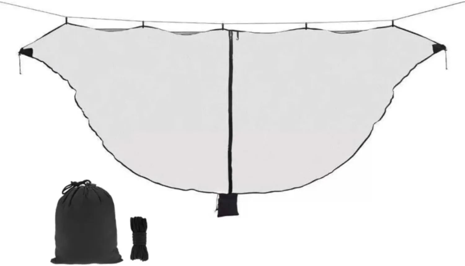 Outdoor Lightweight Travel Portable Separating Hanging Mosquito Net Bugs Net Camping Hammock