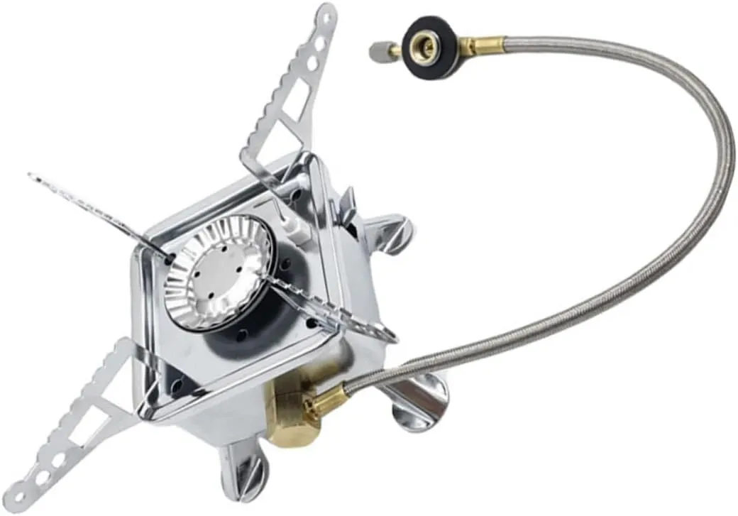 Outdoor Mini Stove Burner Portable Gas Camping Stove for Propane Burner Use